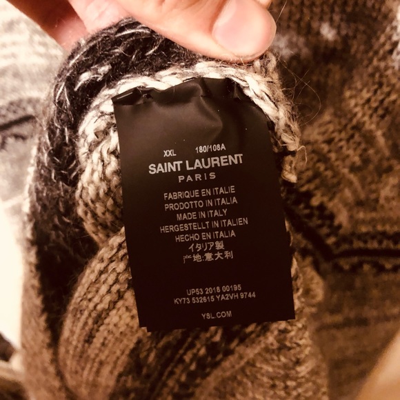 Saint Laurent Raven Skull Sweater - Picture 5 of 5